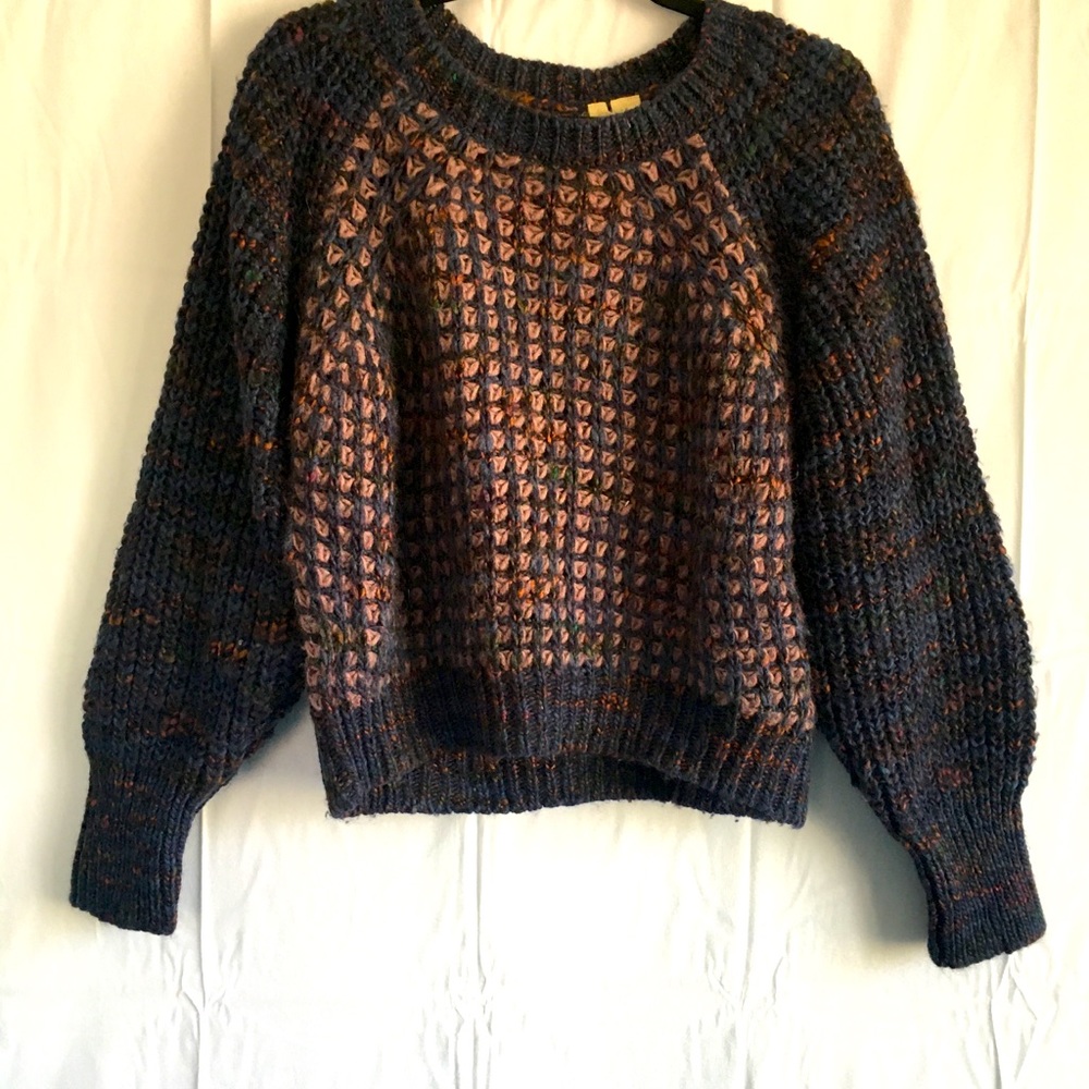Anthropologie Moth Knit Cropped Sweater. Size small